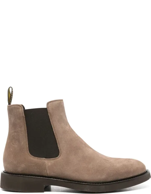 Pull-on Suede Chelsea Boots