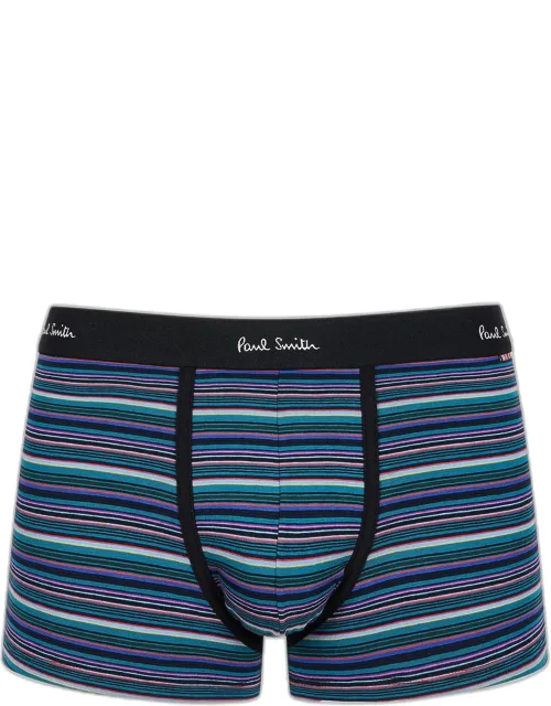 Kenny Striped Stretch-cotton Trunk Brief