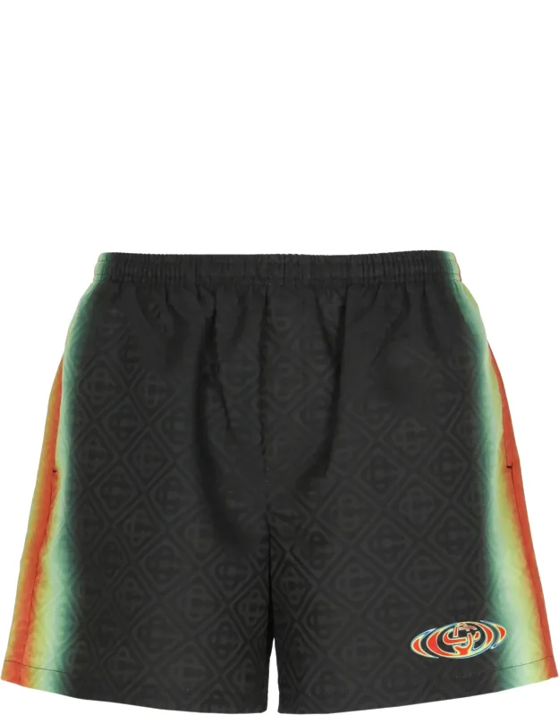 Monogram Pattern Swim Shorts