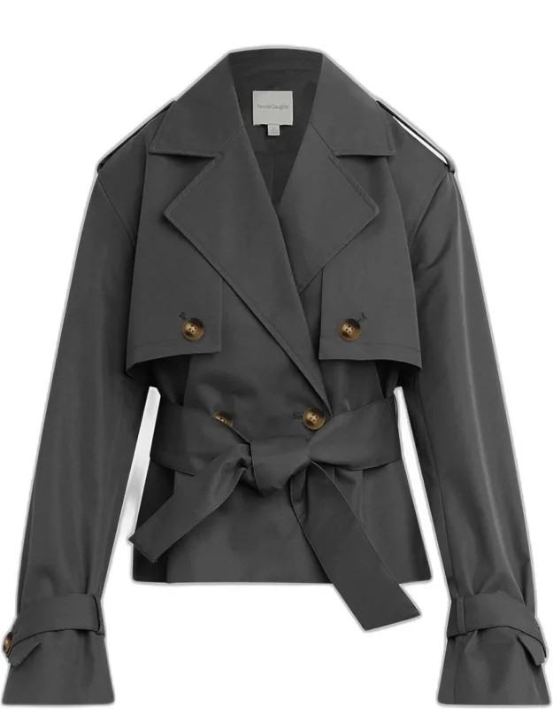 The Cropped Trench Coat