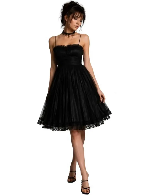 Vintage Y2k Evening Pleated Party Dress