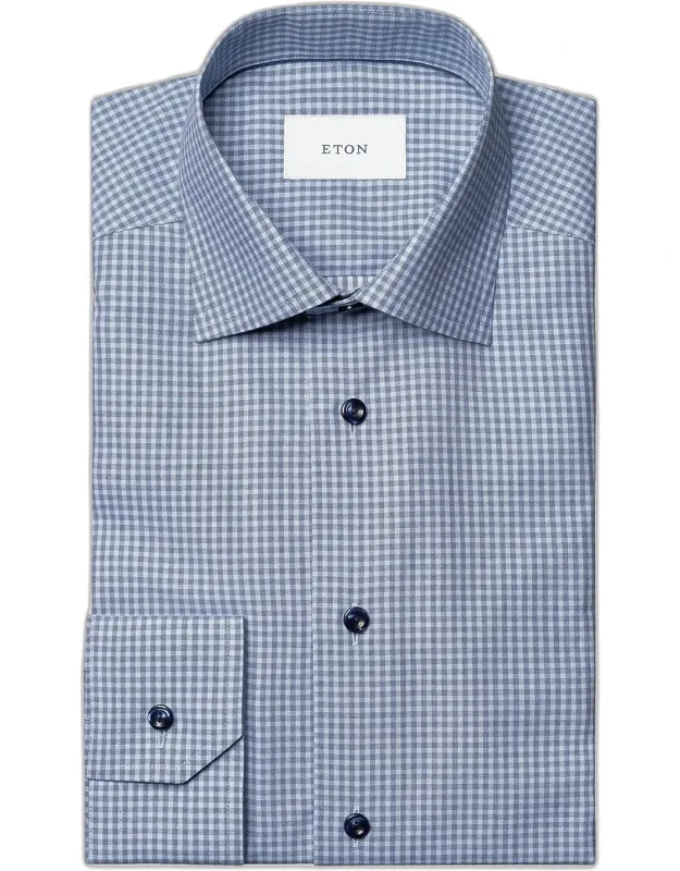 Slim-fit Check Twill Shirt