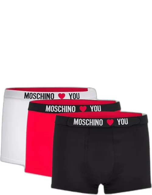 My Valentine Stretch-jersey Variety Boxer Briefs 3-pack