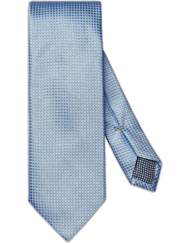 Geometric Silk Satin Tie
