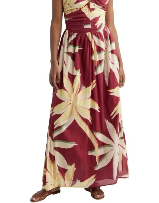 Palm Maxi A-line Sundress