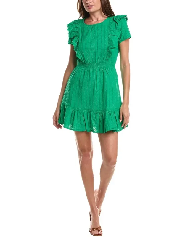 Ruffle Front Mini Dress