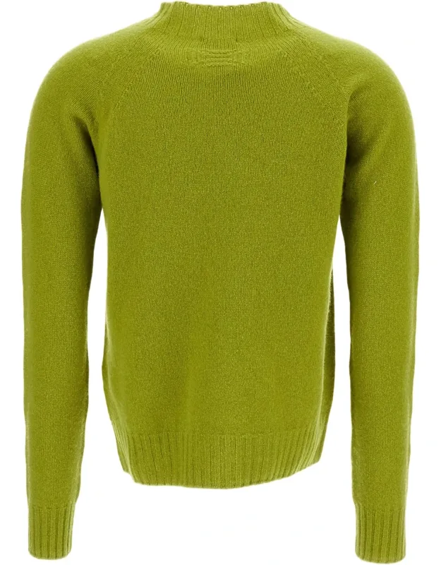 Mock Neck Wool Pullover