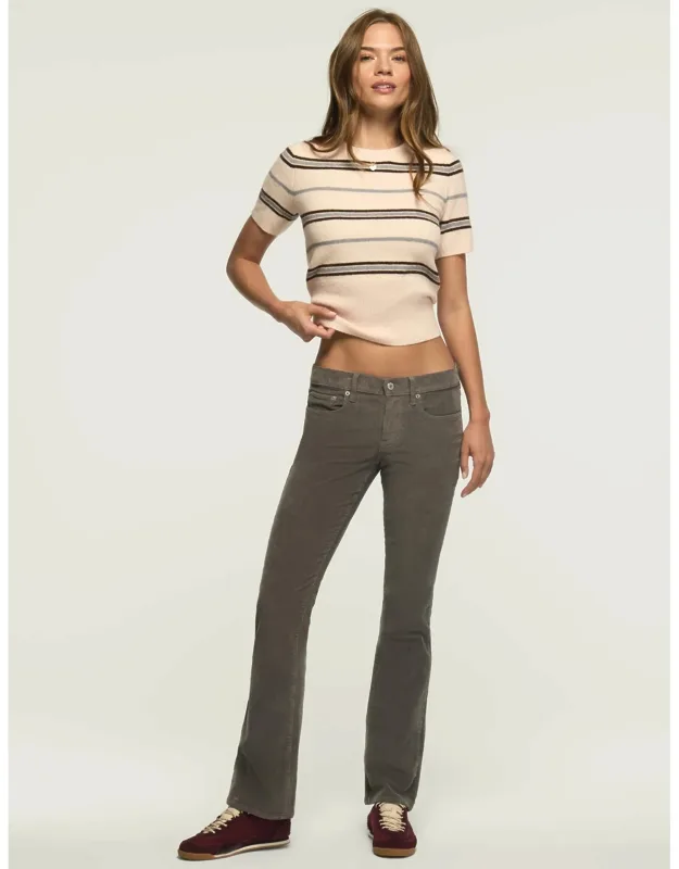 Mid Rise Corduroy Sweet Boot