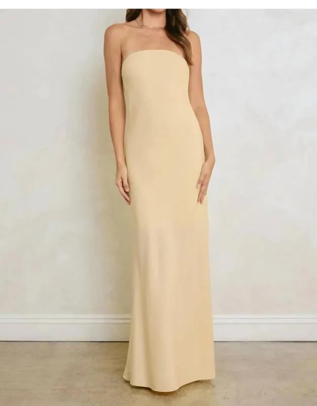 Strapless Maxi Dress