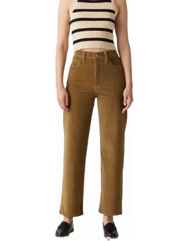 Premium Ribcage Straight Ankle Corduroy Jeans