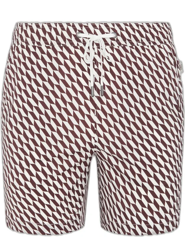 Charles 7 Geometric Swim Trunks