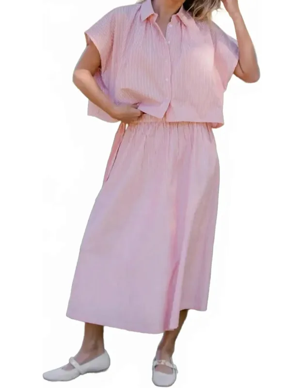 Savoy Top And Skirt Set