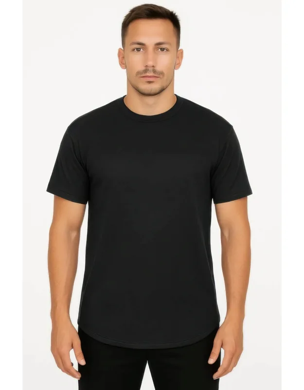 Curved Athletic Sports T-shirt