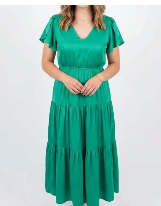 Tiered Midi Dress