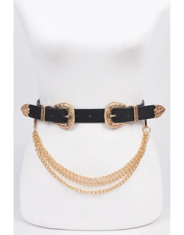 _removable Chain Belt With Versatile Styling And Durable Materials_