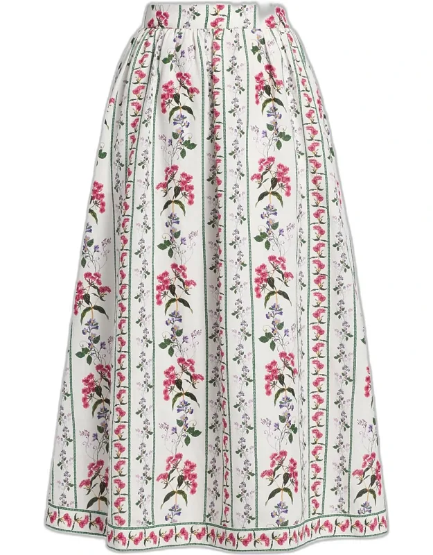 Floral Midi Skirt