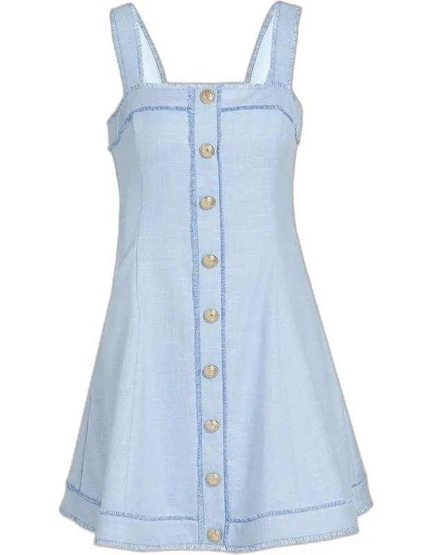 Chambray Mini Dress