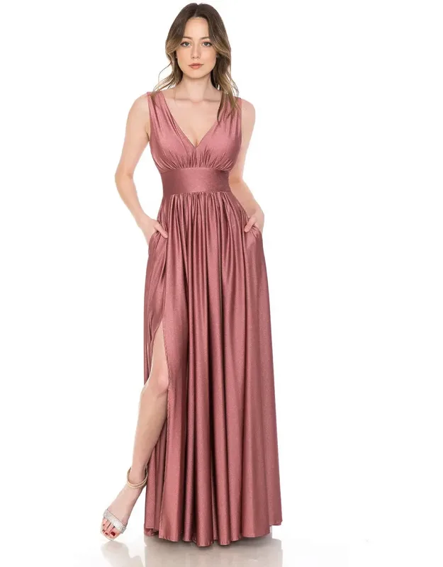 Empire Waist Long Formal Dress