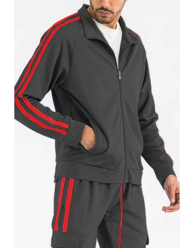 Two Stripe Track Jacket - High-quality Fabric, Regular Fit