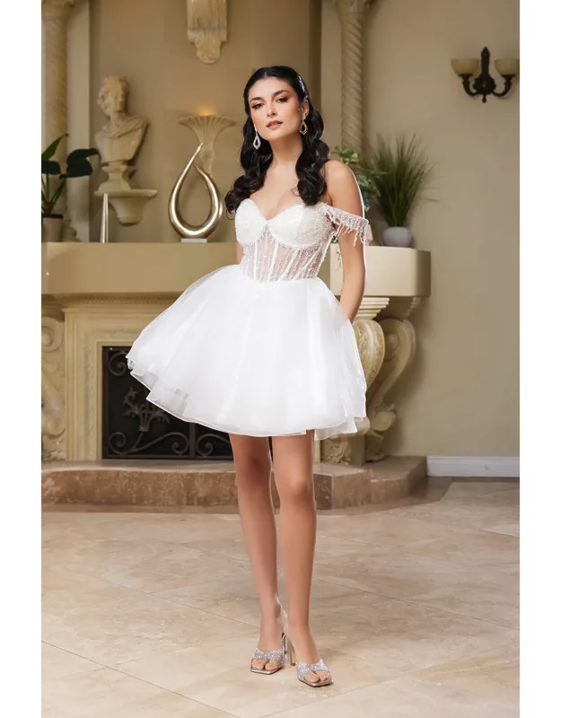 Off Shoulder Sleeveless Dress