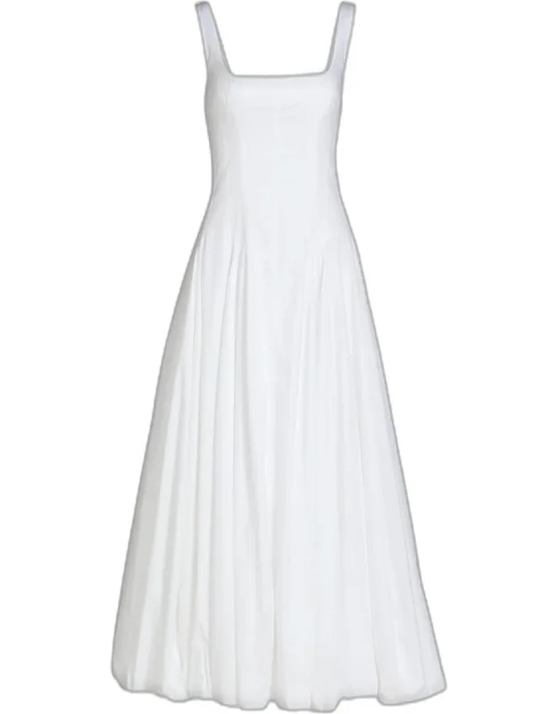 Bubble Cotton Midi Dress