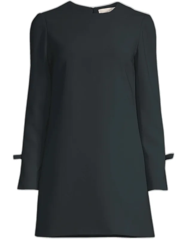 Lily Long-sleeve Shift Dress