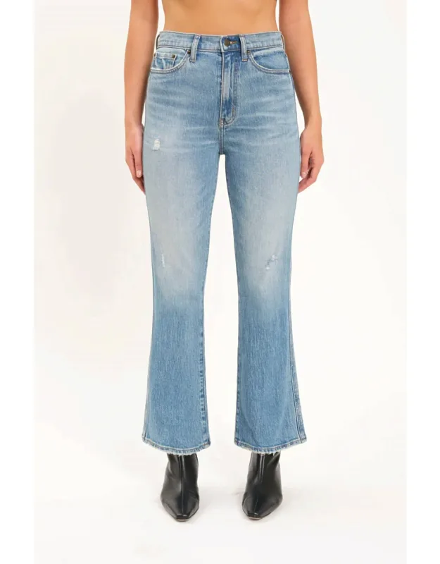 _soho High Rise Ankle Flare Jeans With Dramatic Flared Leg And Flexible Fit_
