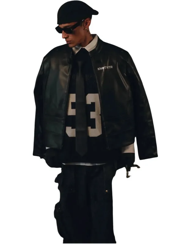 I'm Worth A Lot Long Sleeve Leather Jacket