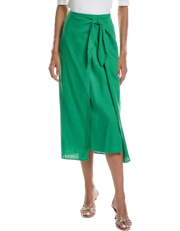 Wrap Wide Tie Skirt
