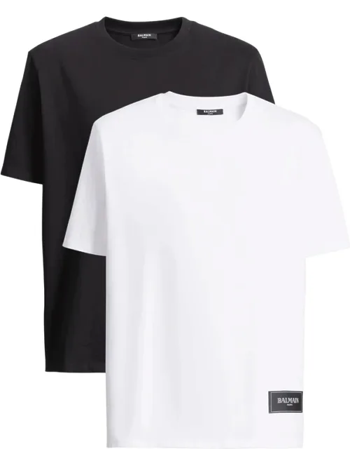 Logo-patch T-shirt (set Of Two)