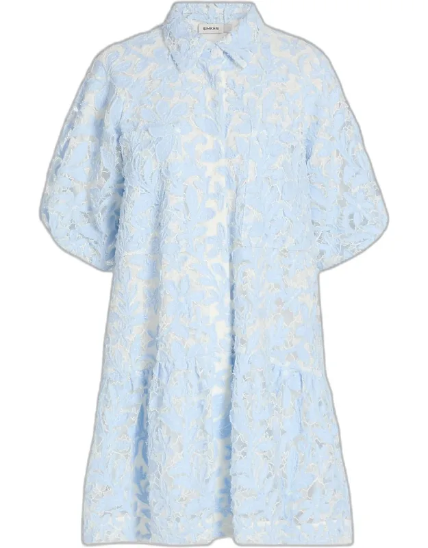 Cotton Lace Mini Dress
