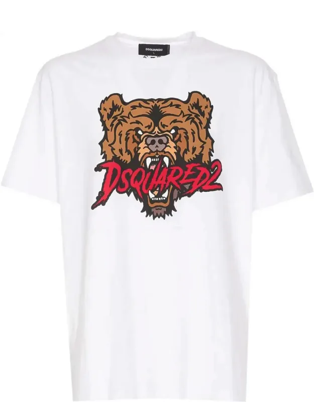Bear Logo Regular Fit T-shirt