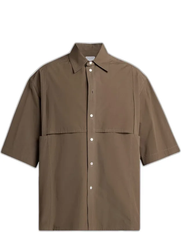 Macro Intreccio Cotton Toile Shirt