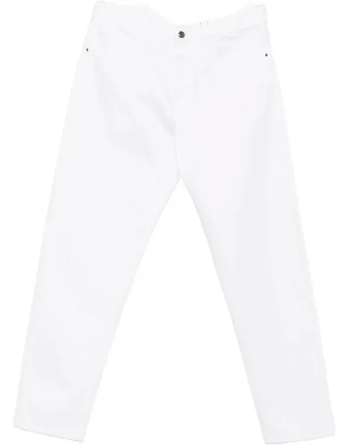 Button-fastening Straight-leg Jeans