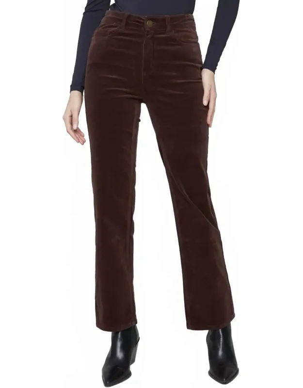 Straight Leg Corduroy Pants