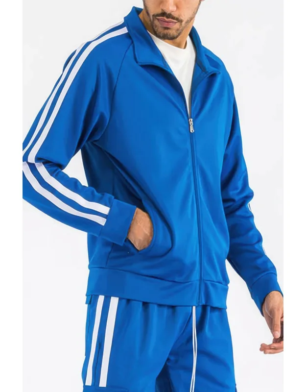 Two Stripe Track Jacket - High-quality Fabric, Regular Fit