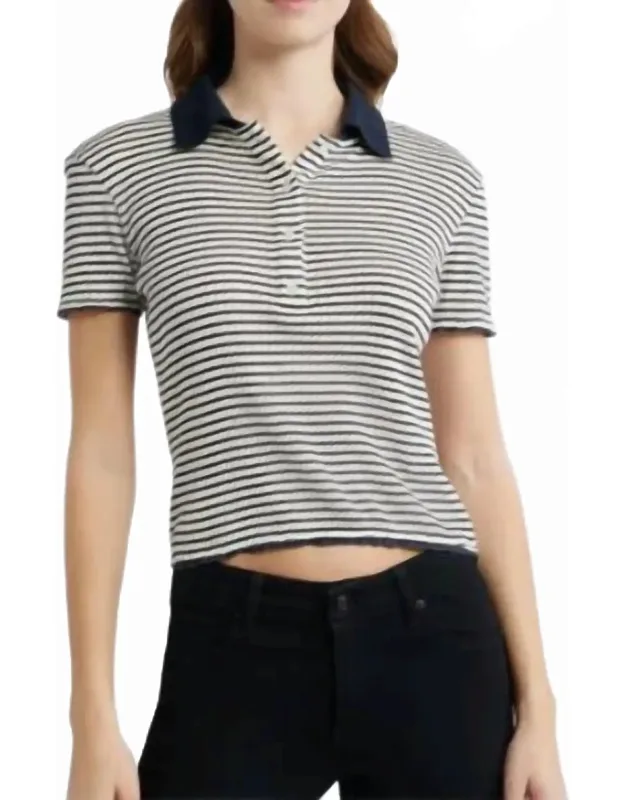 Pointelle Polo Shirt