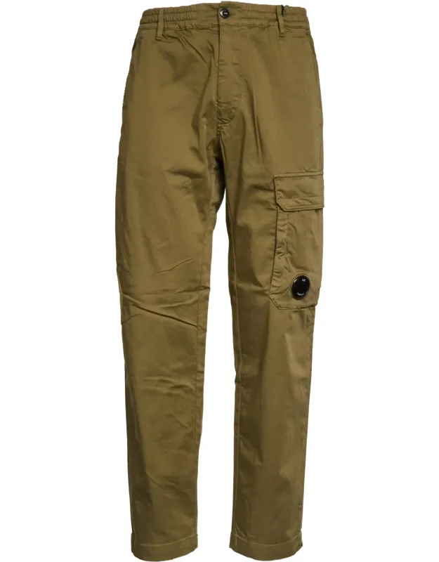 Stretch Sateen Regular Cargo Pants