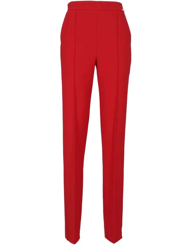 Tailored Slim-fit Straight-leg Pants