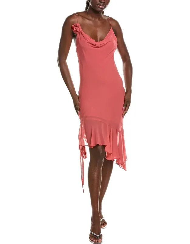 Silk Midi Dress