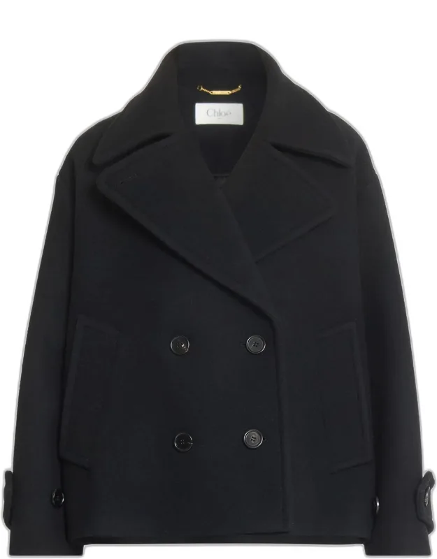 Double-breasted Wool Coat