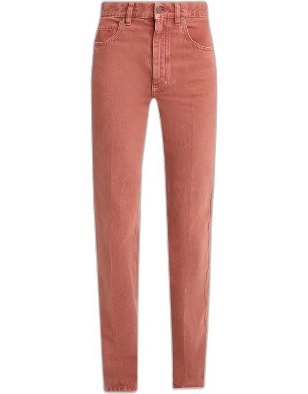Mid-rise Straight-leg Jeans
