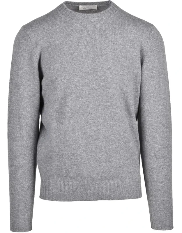 Crew Neck Wool And Cashmere Sweater