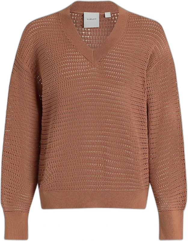 Open-knit Cotton Sweater