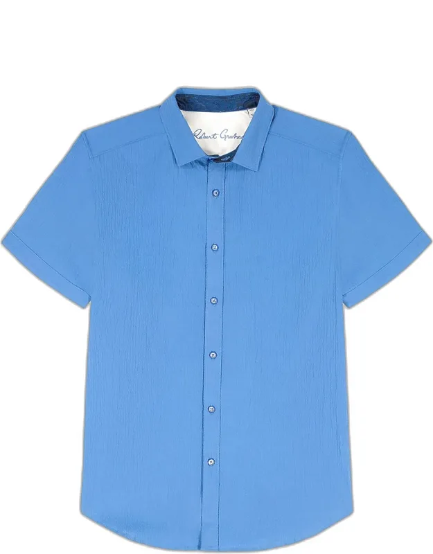 Seersucker Short-sleeve Shirt