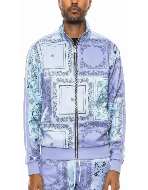 Paisley Bandana Track Jacket
