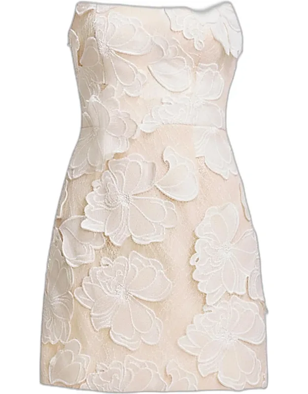 Strapless Sheath Minidress