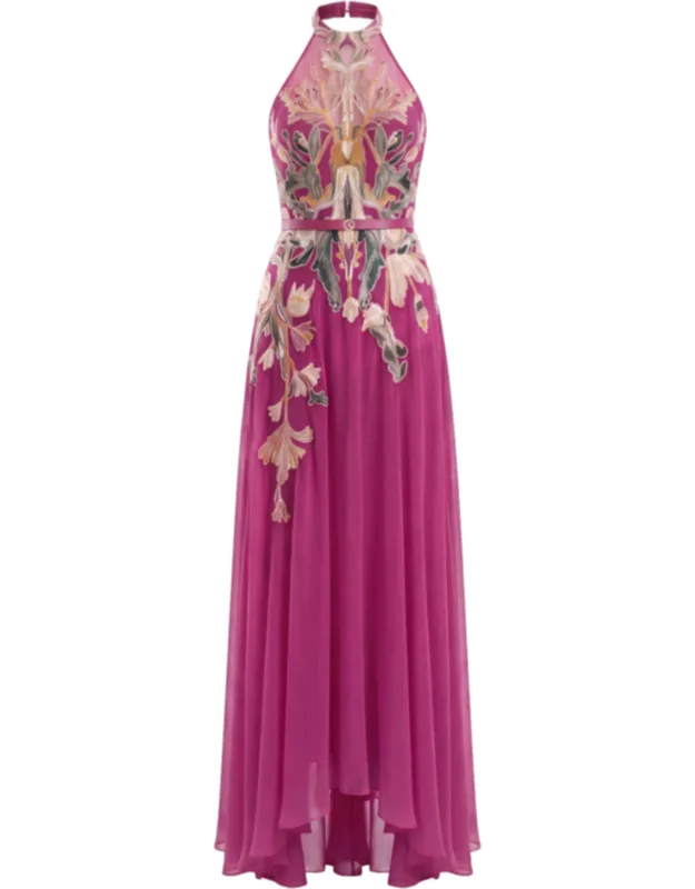 Embroidered Georgette Dress