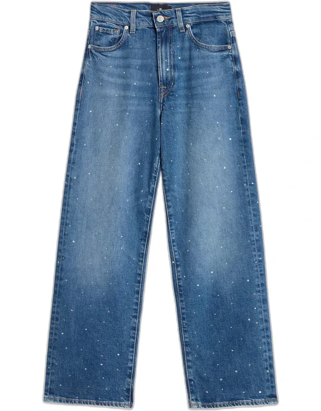 Embellished Straight-leg Jeans