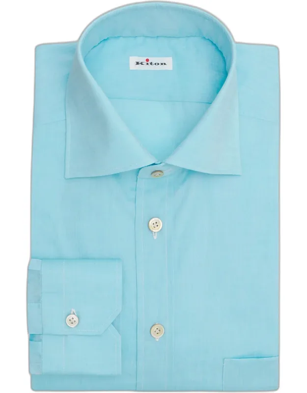 Solid Cotton Classic-fit Dress Shirt